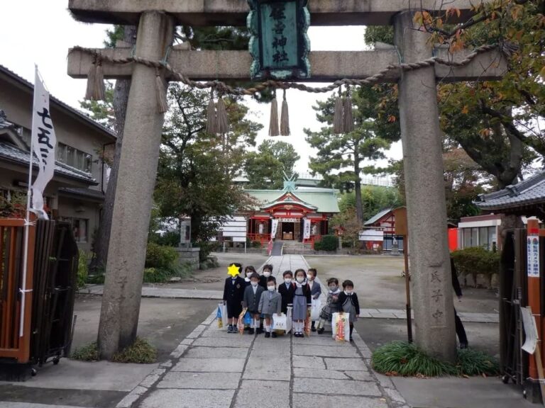 七五三のお参り