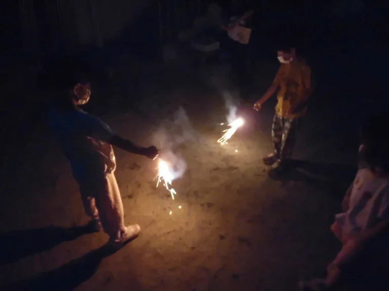 花火をしたよ🎇