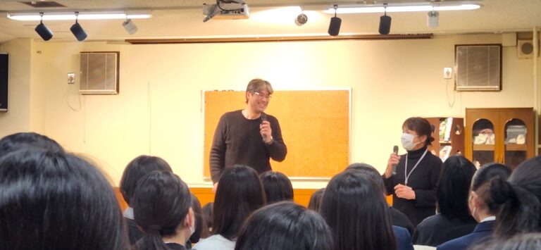 海の子学園にバレーボール元日本代表 荻野正二さんが来てくれました｡