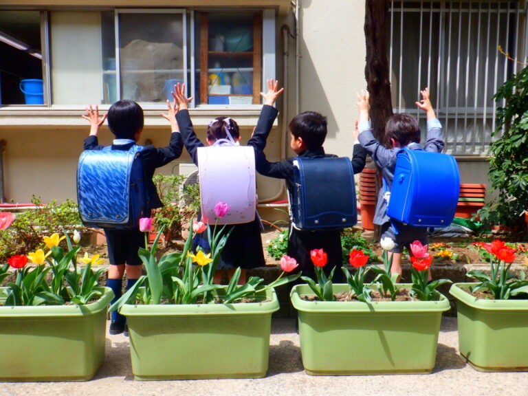 小学校へ４人入学。おめでとう！！
