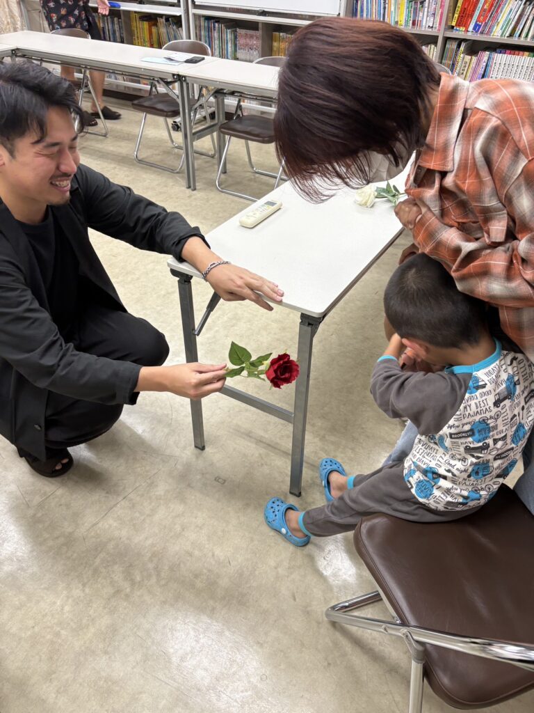 バラ王子とアイス王子が来てくれたよ🌹🍨